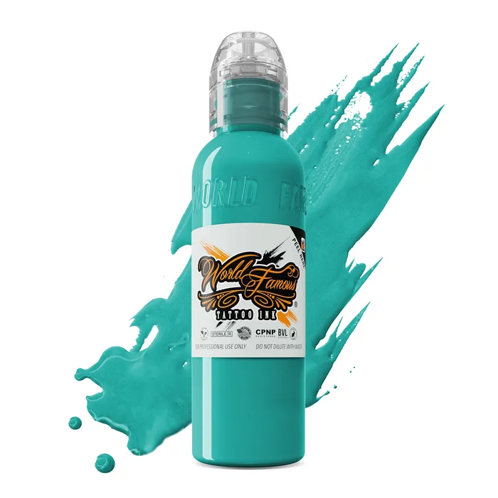 Vibrators World Famous Bahama Blue World Famous Tattoo Ink Pick Size