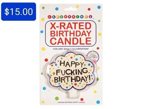 Vibrators XRated Birthday Candle Pleasher Spot