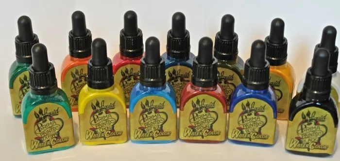 Watercolors Full Set Alla Prima Ink 1oz Alla Prima Ink Anal