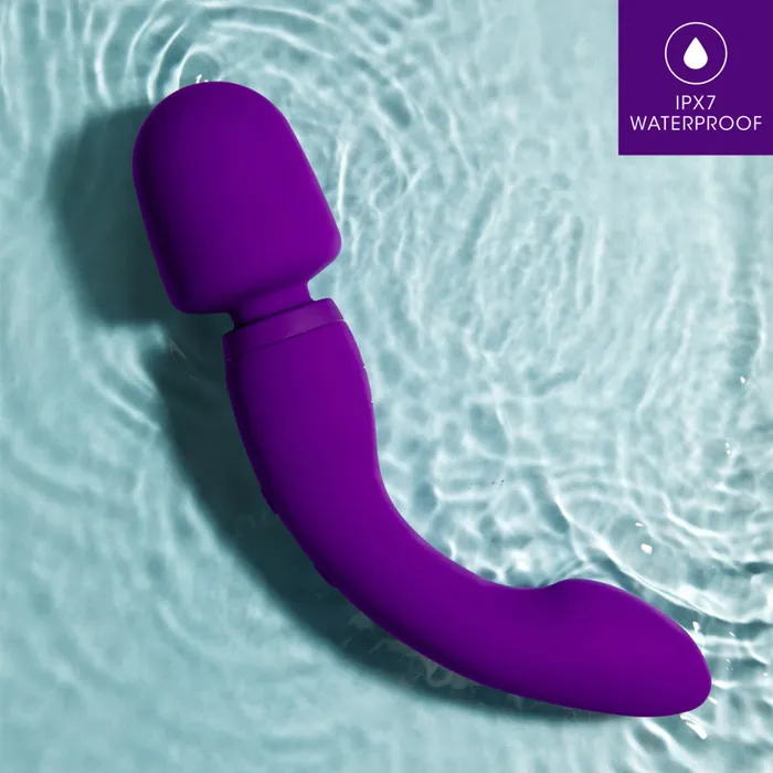 Wellness Dual Sense Double Ended Ergonomic Waterproof Wand Blush Female Sex Toys
