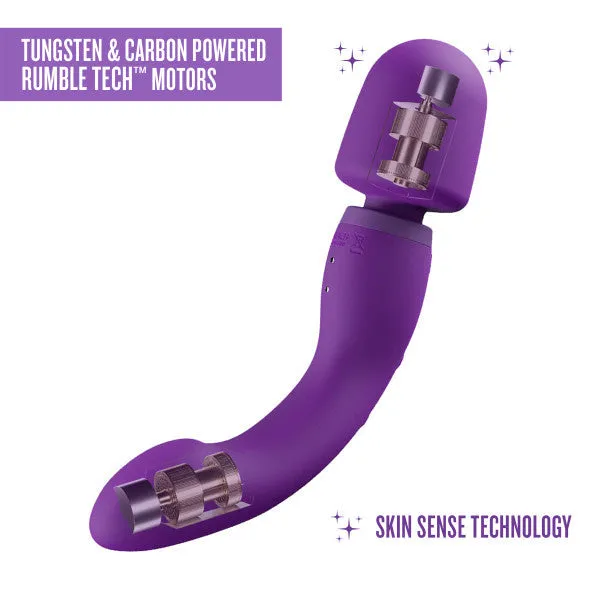 Wellness Dual Sense Double Ended Ergonomic Waterproof Wand Blush Female Sex Toys