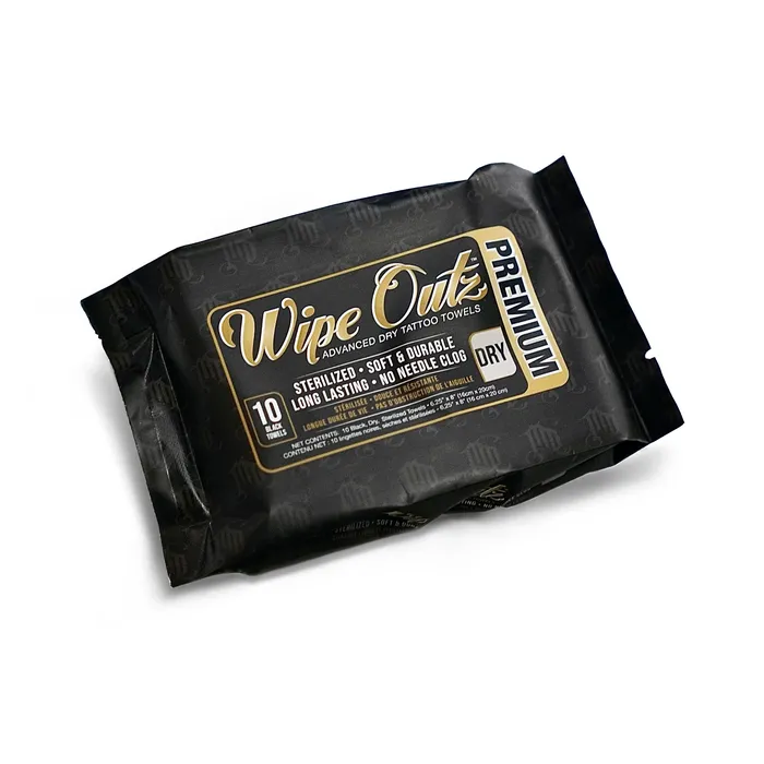 Wipe Outz Black Tattoo Towels WipeOutz Anal