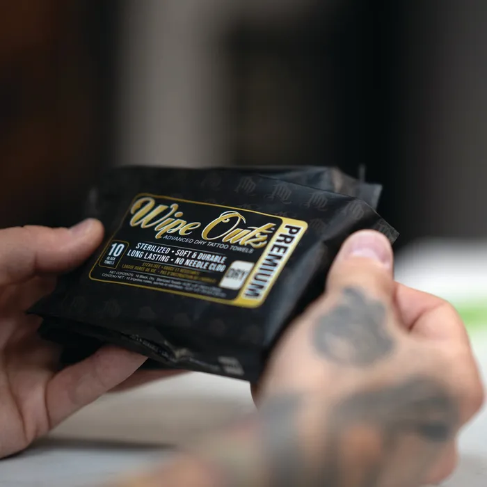 Wipe Outz Black Tattoo Towels WipeOutz Anal