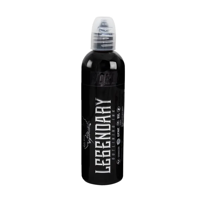 World Famous Anal Andres Jaramillo 4 Bottle Latin Black Scale Set World Famous Tattoo Ink 4oz