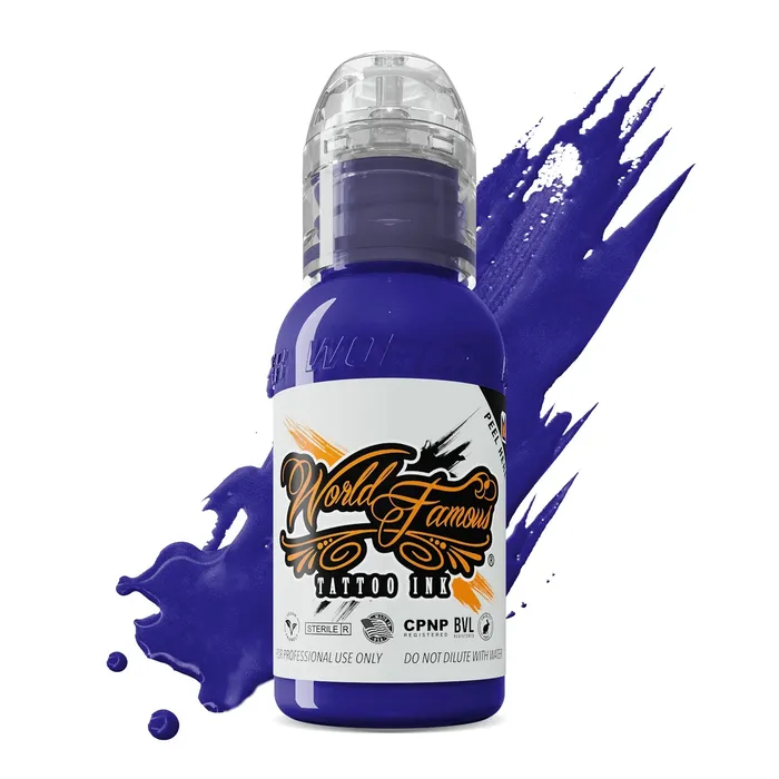 World Famous Vibrators Leaning Tower of Purple World Famous Tattoo Ink Pick Size