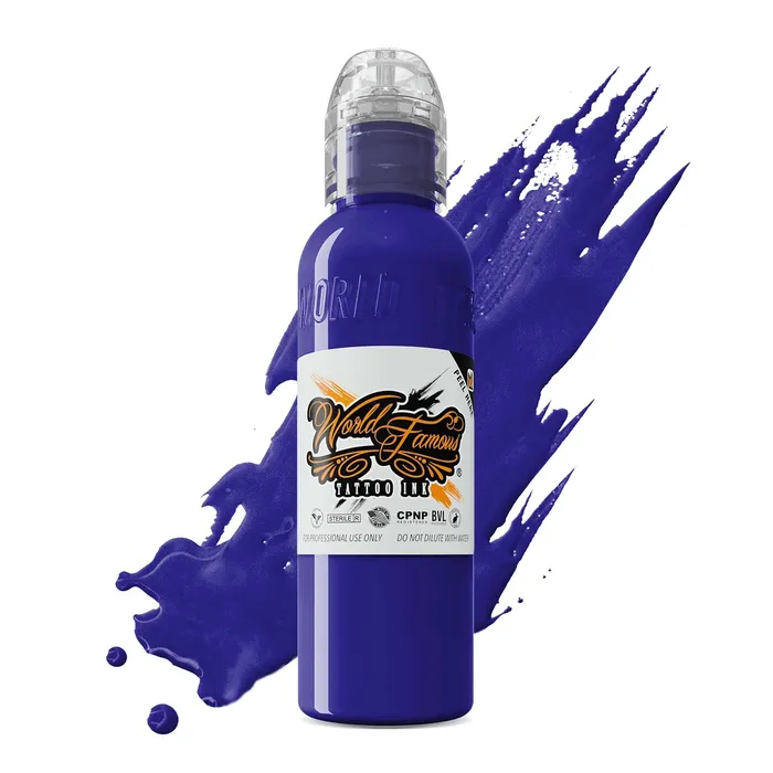 World Famous Vibrators Leaning Tower of Purple World Famous Tattoo Ink Pick Size