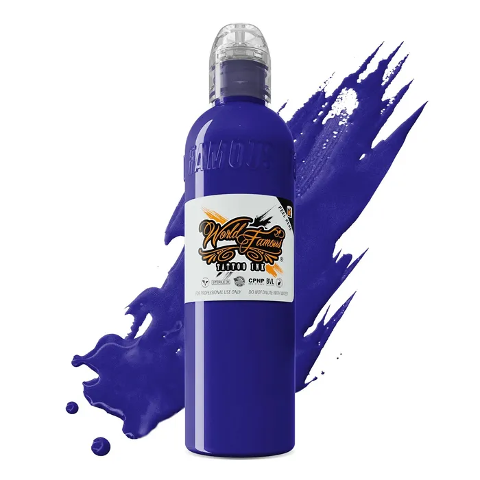 World Famous Vibrators Leaning Tower of Purple World Famous Tattoo Ink Pick Size