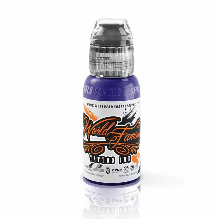 World Famous Vibrators Leaning Tower of Purple World Famous Tattoo Ink Pick Size