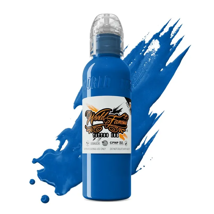 World Famous Vibrators Niagara Blue World Famous Tattoo Ink Pick Size