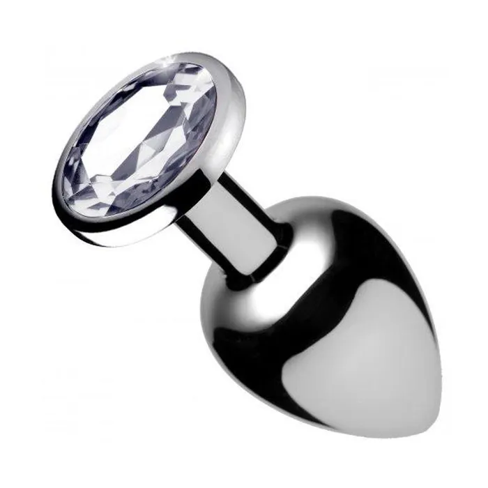 XR Brand Anal Booty Sparks Clear Gem Anal Plug 3 Sizes