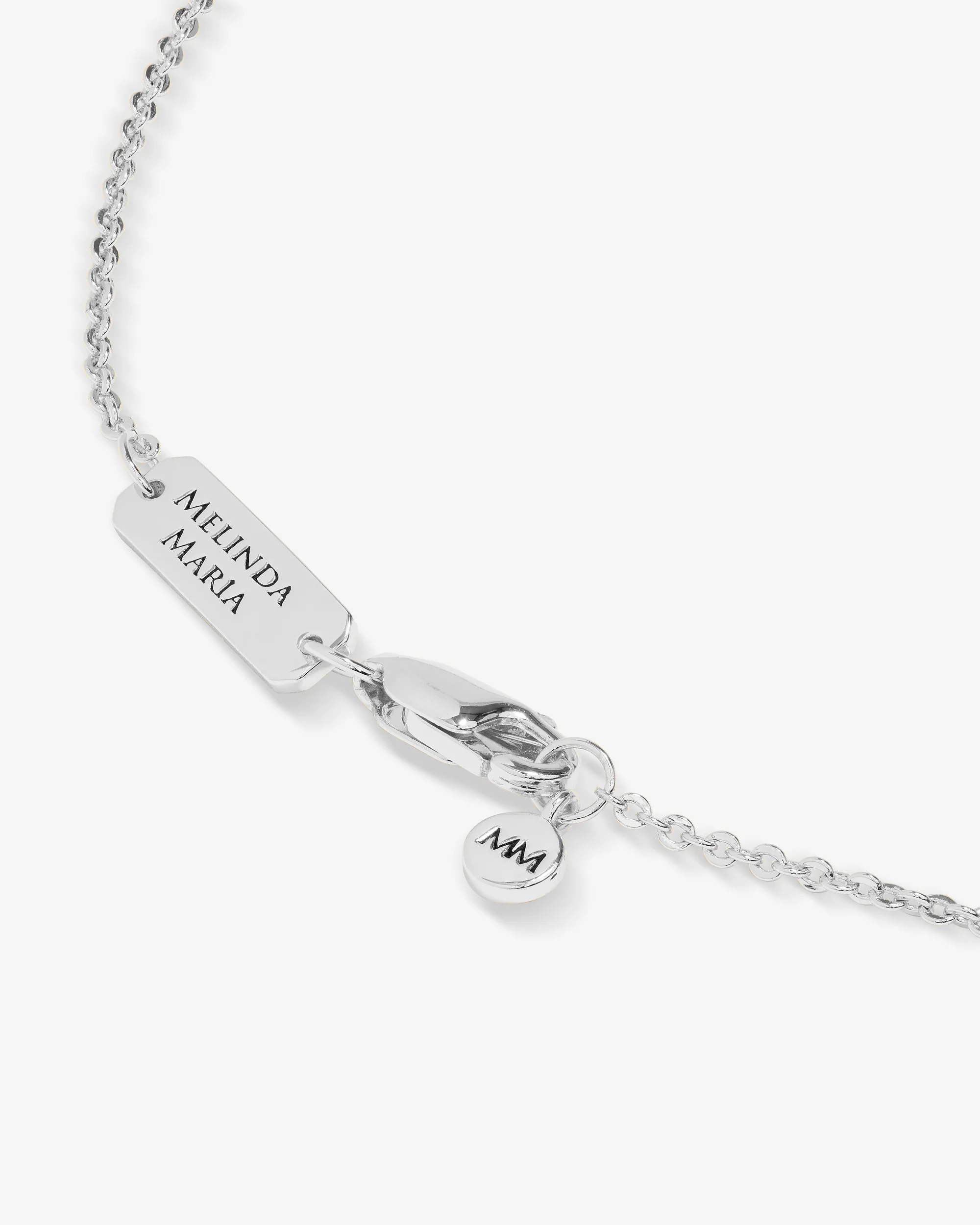 She's an Icon Small Heart Necklace - Silver|Multi Stone - Image 5